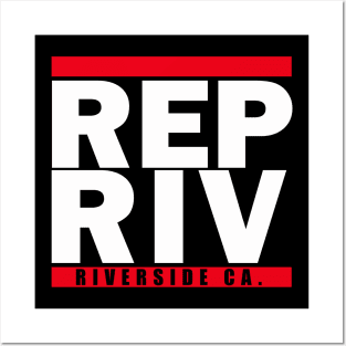 Riverside T-Shirt (Represent Riverside) Posters and Art